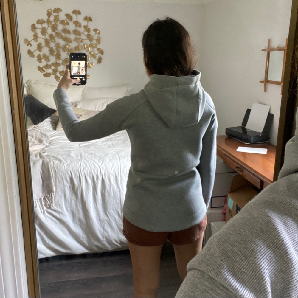 Sweaty Betty Grey Zipper Hoodie Size Small - Picture 8 of 15